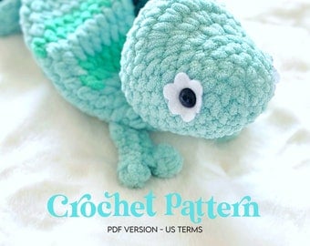Charlie the Chameleon Amigurumi Crochet Pattern
