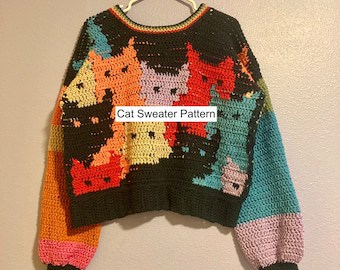Crochet Cat Sweater Pattern