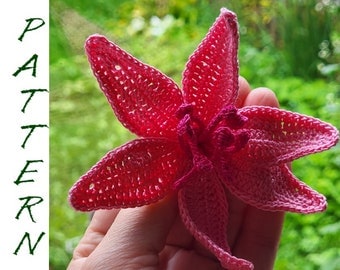 3D Lily: Irish Crochet Lace Flower Tutorial