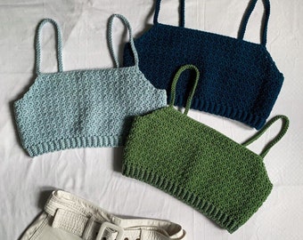 Aileen Easy Crochet Bralette Pattern PDF