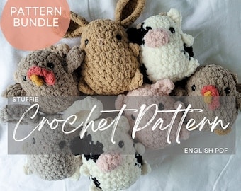 Chubby Farm Buddies: Easy Crochet Pattern Bundle