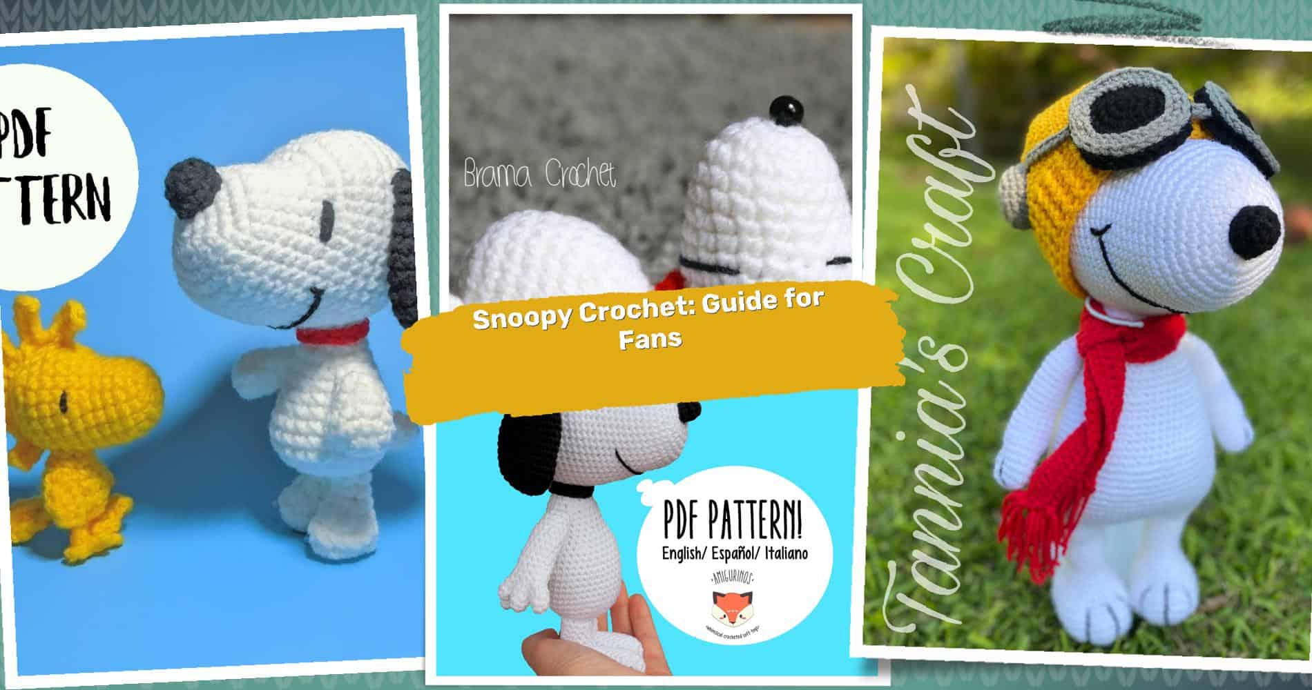 22 Snoopy Crochet Patterns: Exclusive Guide for Peanuts Fans