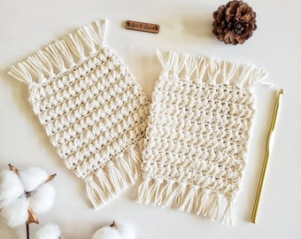 Madison Mug Rug Crochet Pattern in PDF