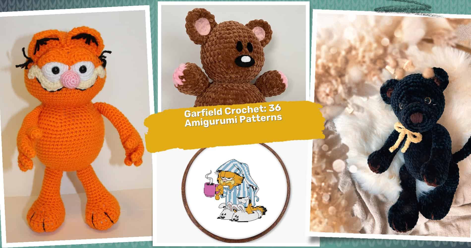 36 Garfield Crochet Patterns: Create Adorable Amigurumi for Kids and Adults
