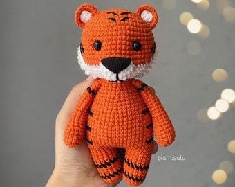 Amigurumi Tiger Crochet Pattern PDF Tutorial