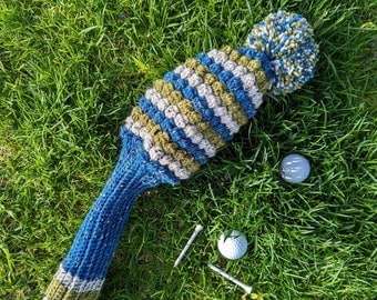 Crochet Bobbled Bogey Golf Club Covers Pattern