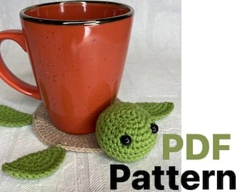 Crochet Turtle Coaster: PDF Pattern Guide