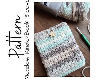 Crochet Meadow Kindle/Book Sleeve Pattern: Ltkcuties
