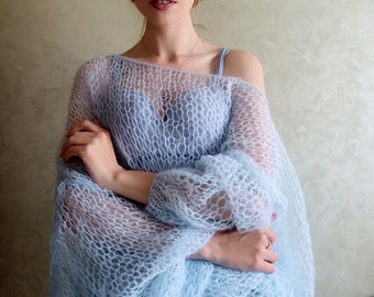 Beginner-Friendly Mohair Sweater Knitting Pattern