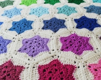 Celeste Star Crochet Blanket Pattern
