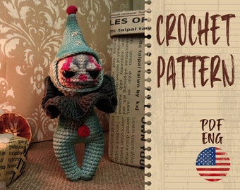Kylian Clown Amigurumi Crochet Pattern
