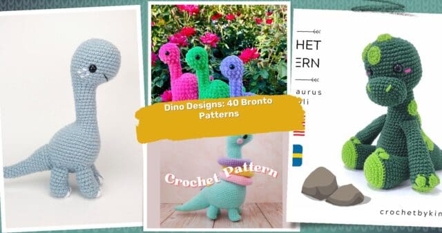 40 Brontosaurus Crochet Patterns: Unleash Your Creativity with Dinosaur Designs