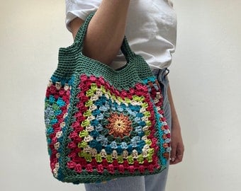 DIY Granny Boho Crochet Bag Pattern