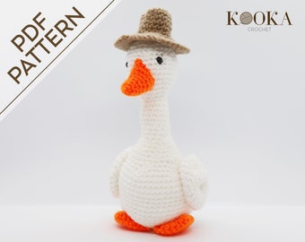 User-Friendly Amigurumi Crochet Goose Pattern PDF