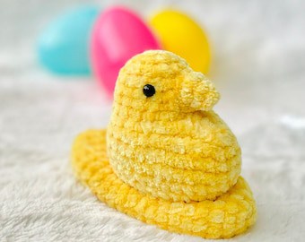 Crochet Pattern PDF for Marshmallow Chick