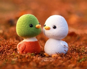 DIY Easter Duckling Crochet Pattern (English PDF)