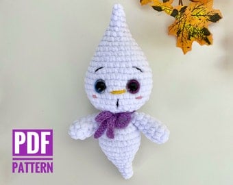 Ghost Doll Crochet Pattern: Halloween Amigurumi PDF
