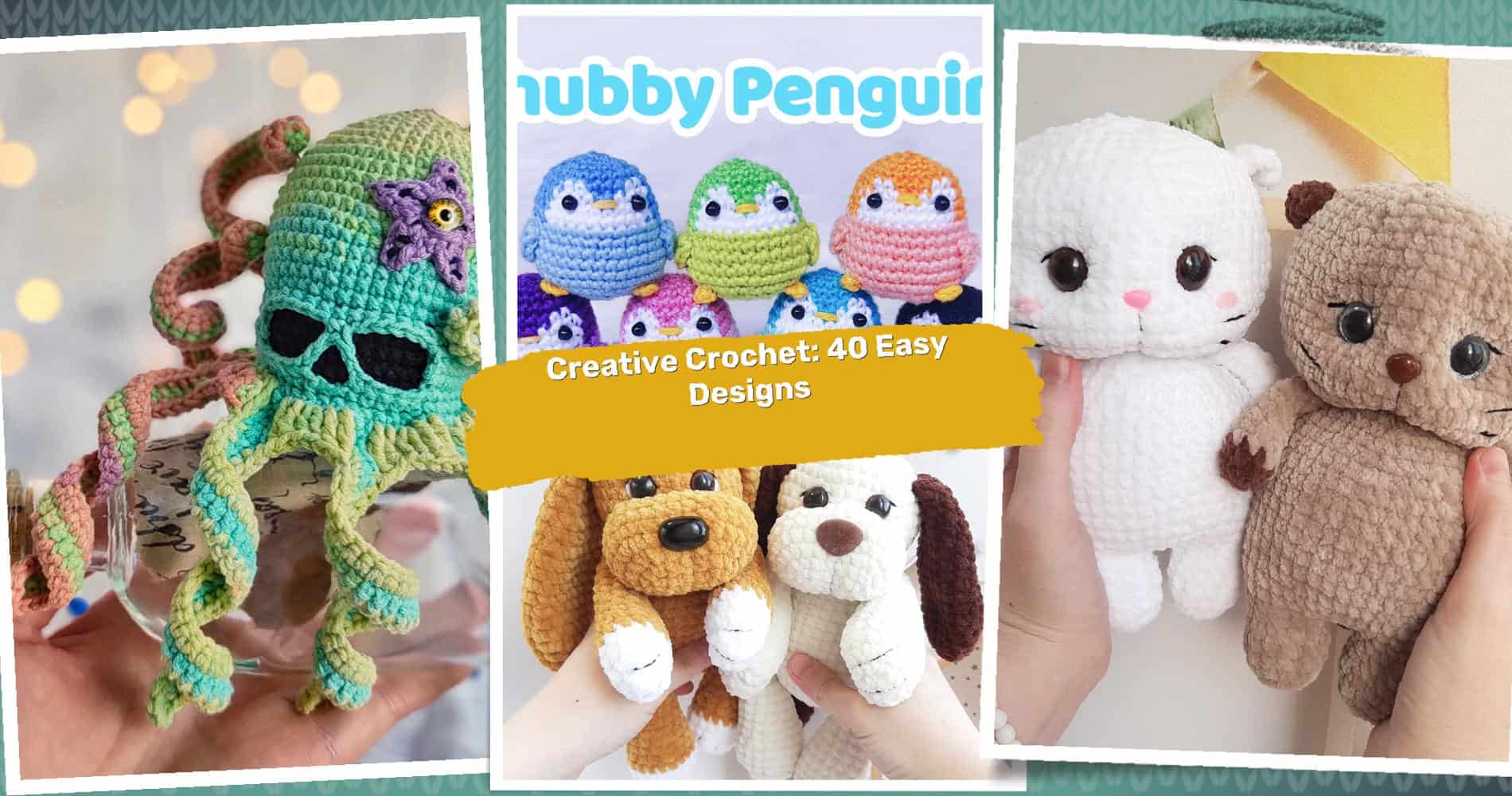 The Cutest 29 Easy-to-Follow Free Crochet Animal Patterns for all