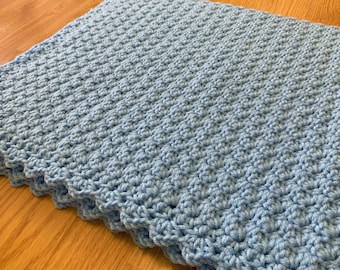 One-Skein Crochet Baby Blanket Pattern PDF