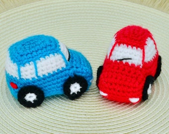 Amigurumi Crochet Mini Car Pattern for Boys