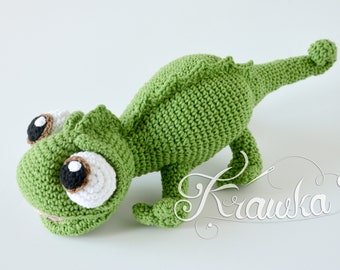 Krawka's Chameleon Crochet Pattern No 2106