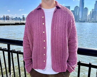Mason Men's Crochet Top & Button Down Pattern