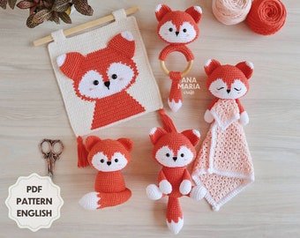 Crafty Fox Amigurumi Crochet Pattern E-book
