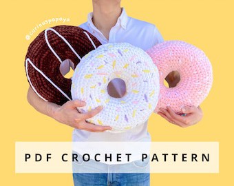 Jumbo Donut Crochet Pattern Delight