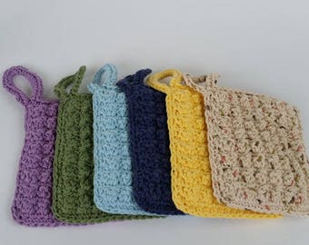 Jumbo Crochet Dish Scrubbers Pattern PDF