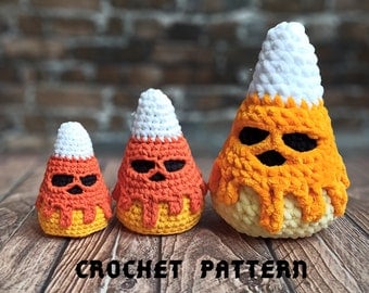 Fun & Easy Candy Corn Halloween Crochet Pattern