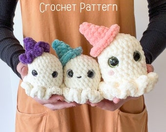 Gilda Mini Ghost: Halloween Crochet Pattern