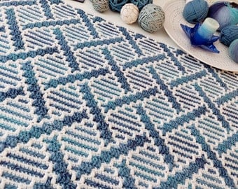 Hide and Seek Overlay Mosaic Crochet Pattern