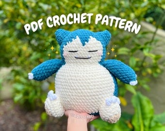 Snoring Monster Crochet PDF Pattern