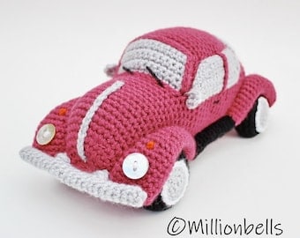 Classic Amigurumi Beetle Car Crochet Pattern