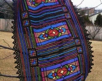 Vintage Tunisian Stitch Afghan Pattern