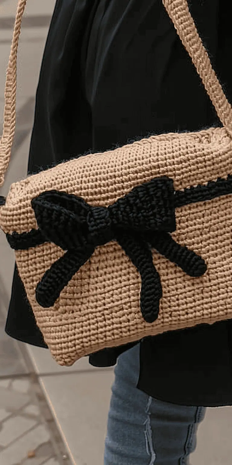 24 Small Purse Crochet Patterns: Chic & Portable Designs for Every Crocheter 53 jakecain7 httpss.mj .run0RCzoYLdlP8 The image shows a stylish bb9af29b 777f 488c 92ef 8b466ef32b93 3