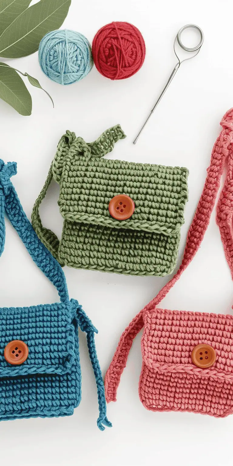 24 Small Purse Crochet Patterns: Chic & Portable Designs for Every Crocheter 15 jakecain7 httpss.mj .run4SG gUdbO2I The image features three h 6947d300 bf26 431d b7d3 1a4b36ab6bc1 2