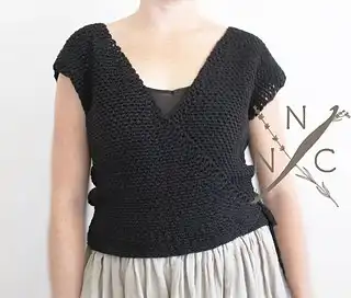 The Rene Wrap Top