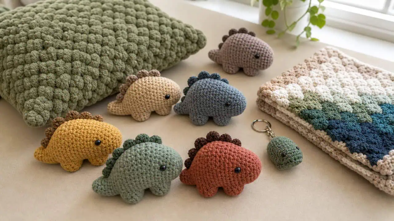 22 Dino Nugget Crochet Patterns for Playful Plushies, Pillows, and Giftable Makes