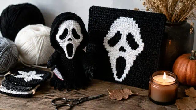24 Ghostface Crochet Patterns for Spooky Decor, Gifts, and Amigurumi Fun