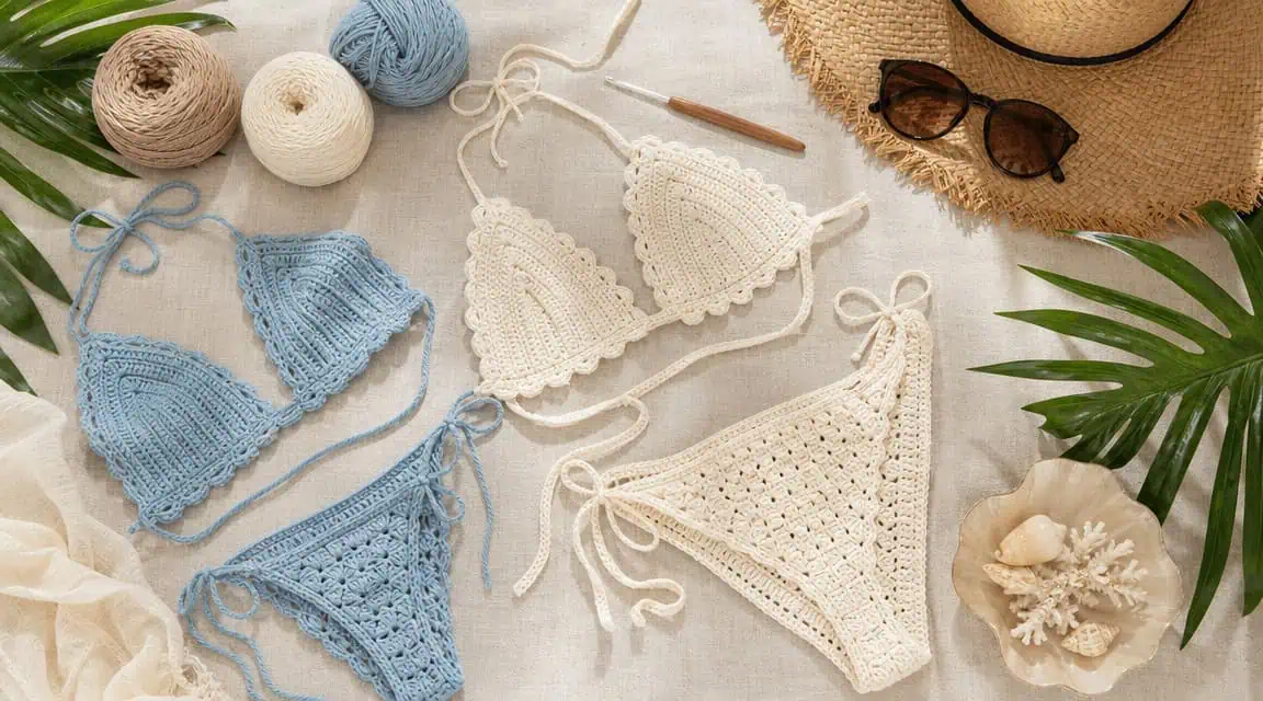 30 Bikini Crochet Patterns for Summer Beachwear, Retro Sets, and Handmade Gifts