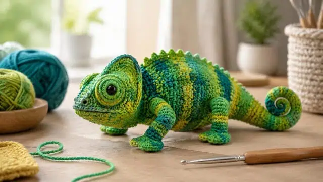 30 Chameleon Crochet Patterns to Stitch for Gifts, Decor, and Playful Amigurumi