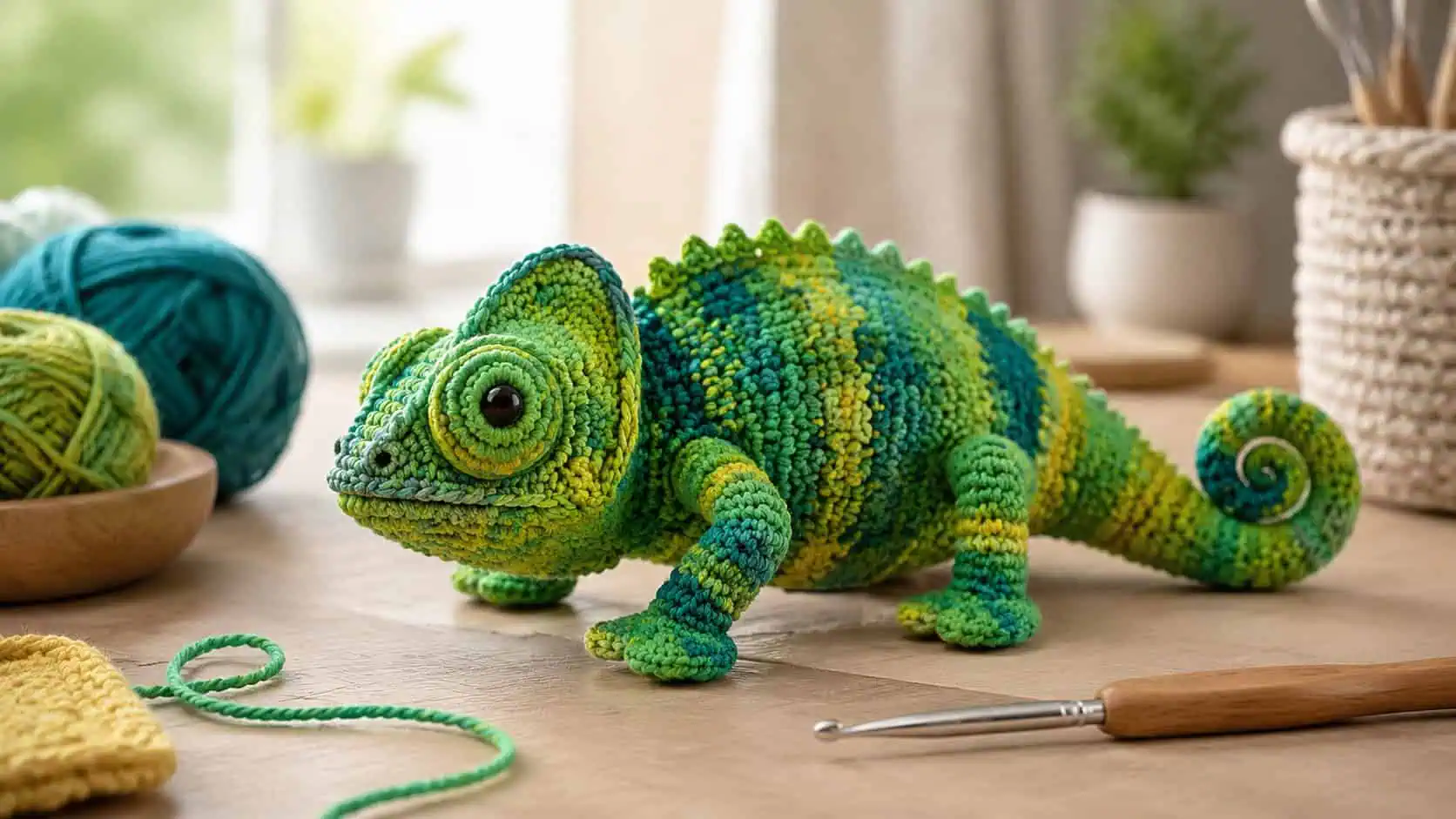 30 Chameleon Crochet Patterns to Stitch for Gifts, Decor, and Playful Amigurumi