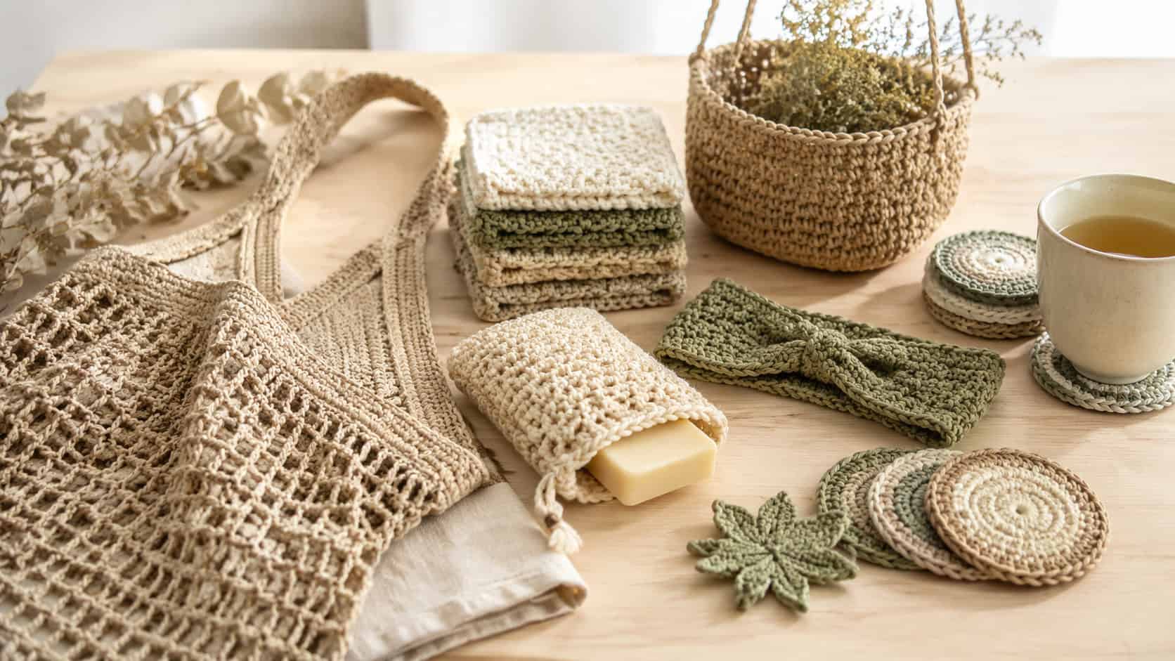 30 Crochet Hemp Projects: Organic, Stylish, and Beautiful Ideas for the Home, Wardrobe...