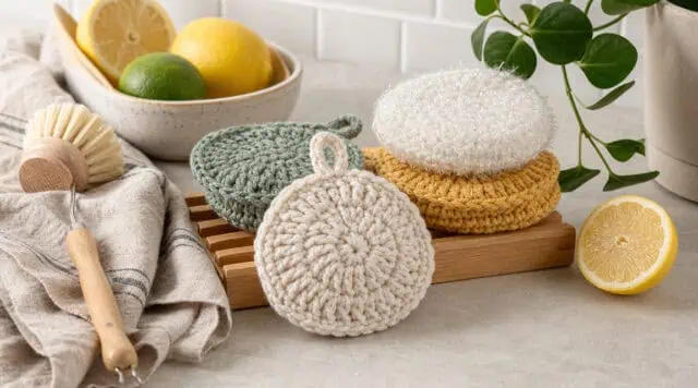 30 Dish Scrubber Crochet Patterns for a Practical, Eco-Friendly Kitchen