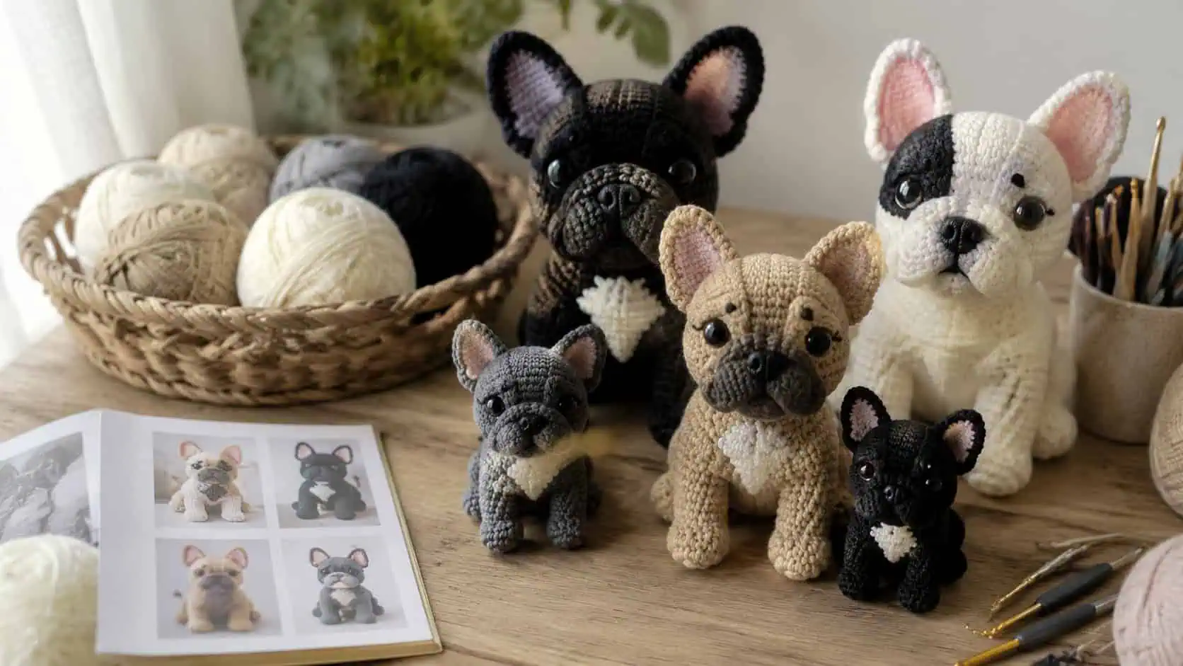 30 French Bulldog Crochet Patterns for Adorable Amigurumi Dogs