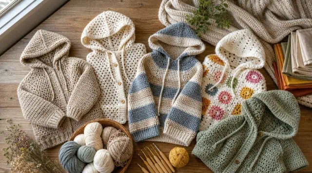 30 Hoodie Crochet Patterns: Cozy Pullovers, Animal Hoods, and Giftable Crochet Ideas