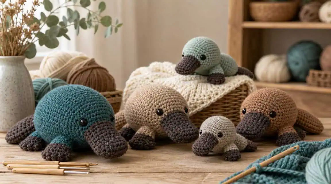 30 Platypus Crochet Patterns for Cute Aussie-Inspired Amigurumi Projects