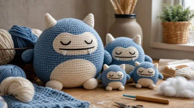 30 Snorlax Crochet Patterns for Giant Plushies, Tiny Amigurumi, and Cozy Handmade Gifts