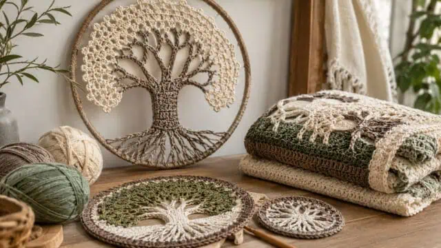 30 Tree of Life Crochet Patterns to Add Meaningful Handmade Style to Your Home and...